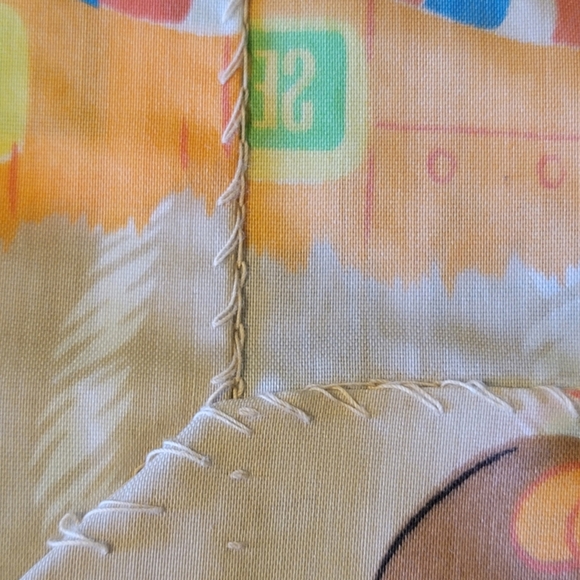 Vintage Sesame Street Muppets Rodeo Theme Window Valance Kids Room Home Decor - Picture 14 of 15